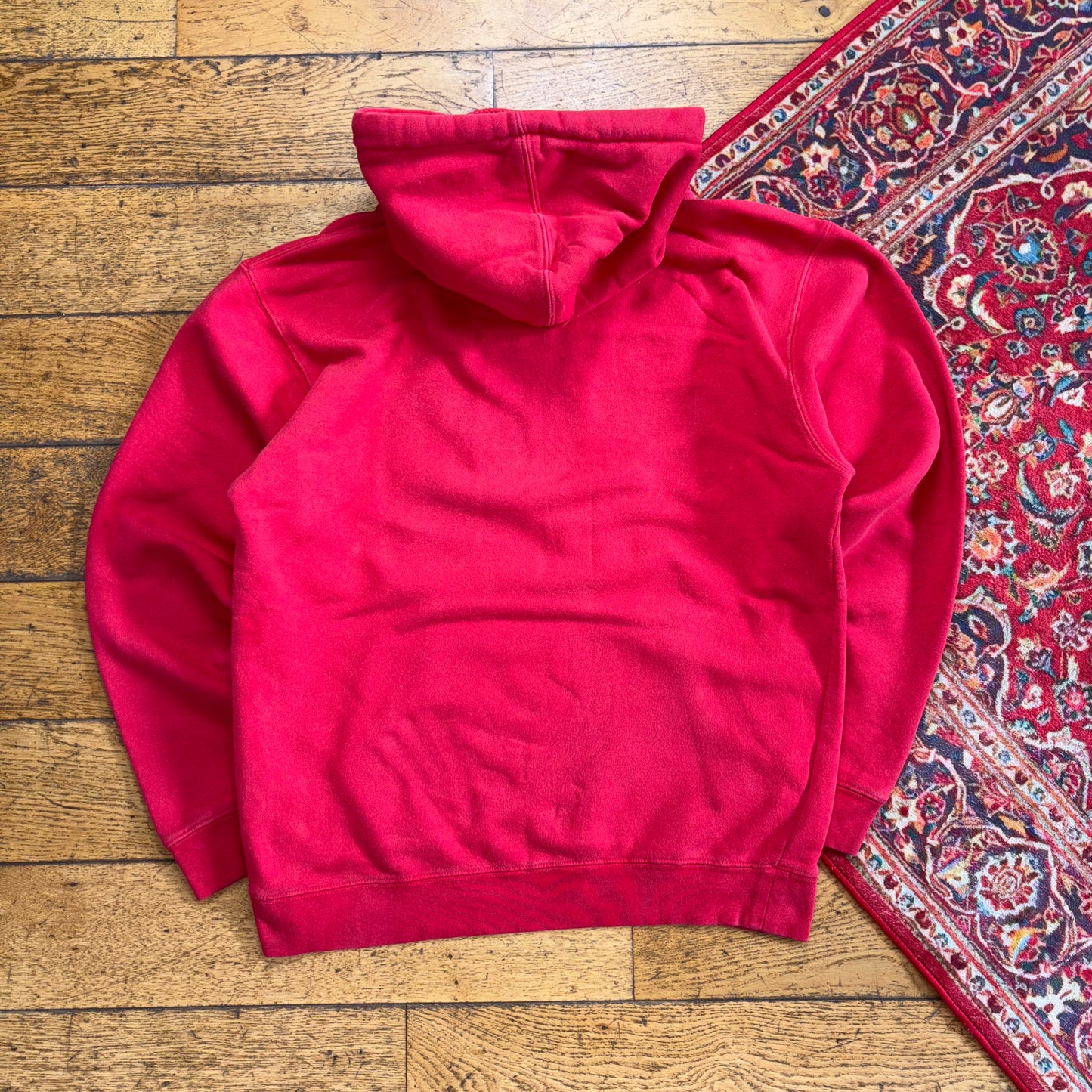 Vintage Thrasher Red Skate Hoodie Sweatshirt - L