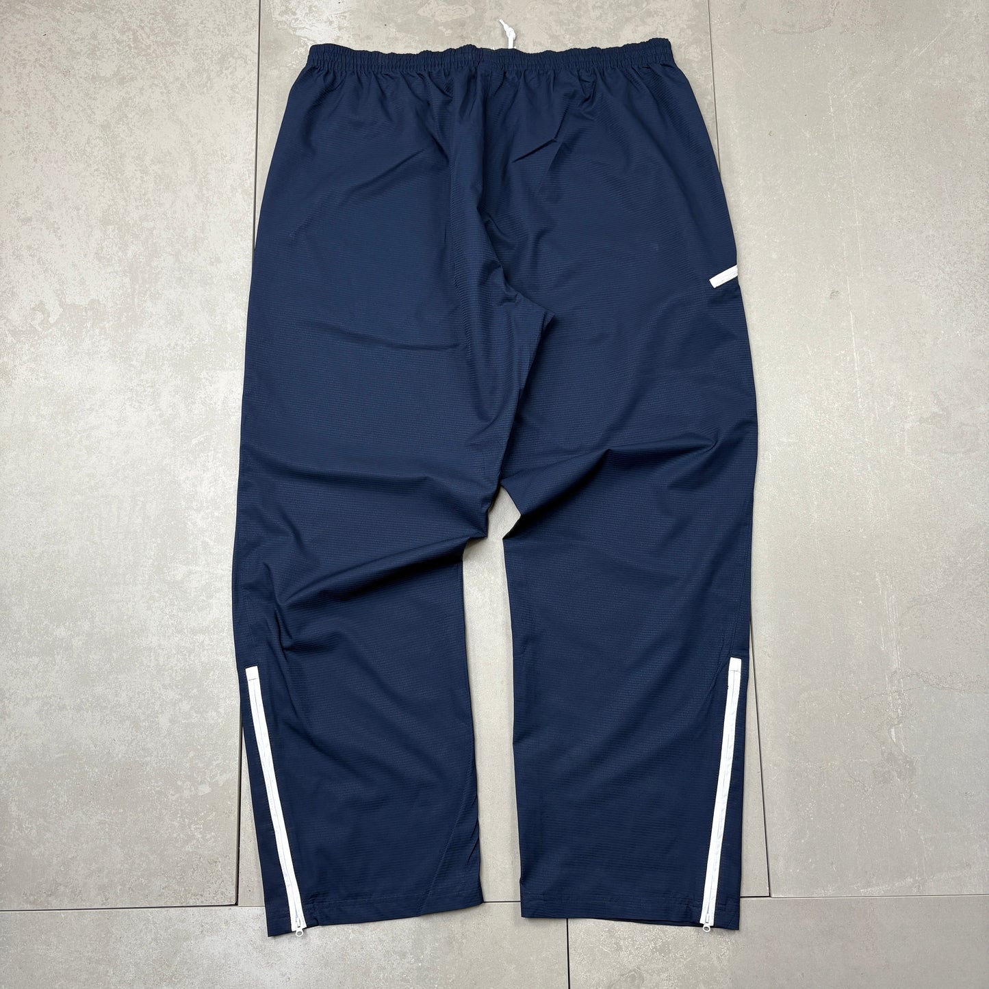 Vintage Adidas Navy Baggy Tracksuit Sweatpants Track Pants Bottoms - XL