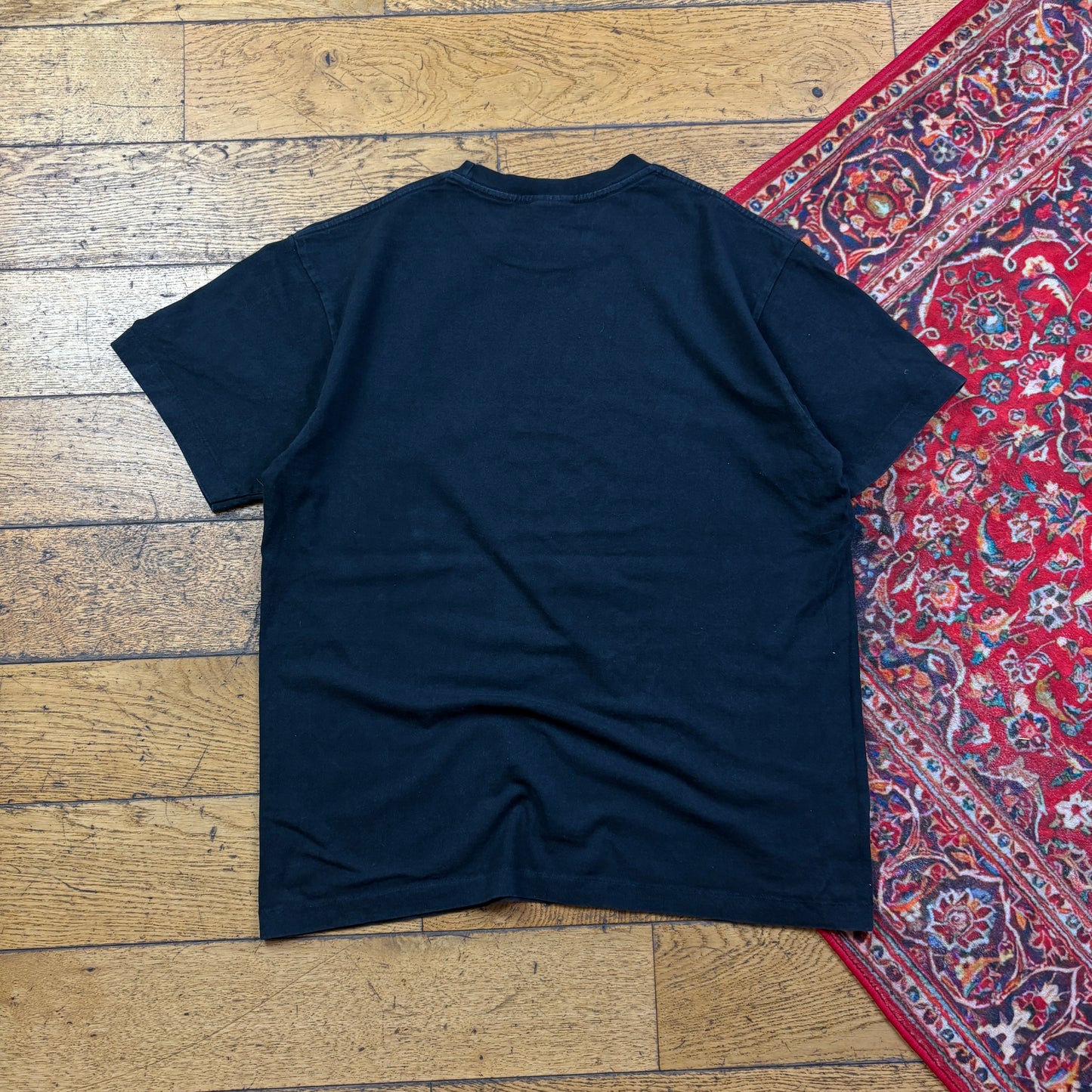 Vintage Bape Bathing Ape Black Graphic T-Shirt - M