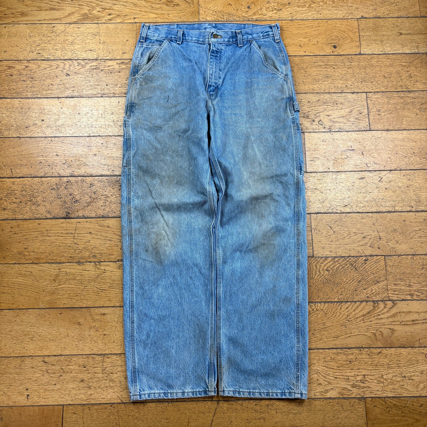 Carhartt Blue Workwear Carpenter Baggy Jeans - 34