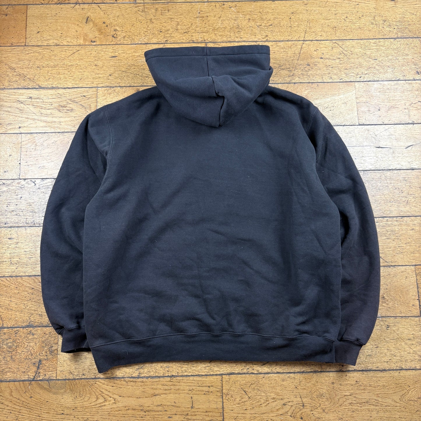 Vintage Carhartt Hoodie Black Zip Sweatshirt - XXL