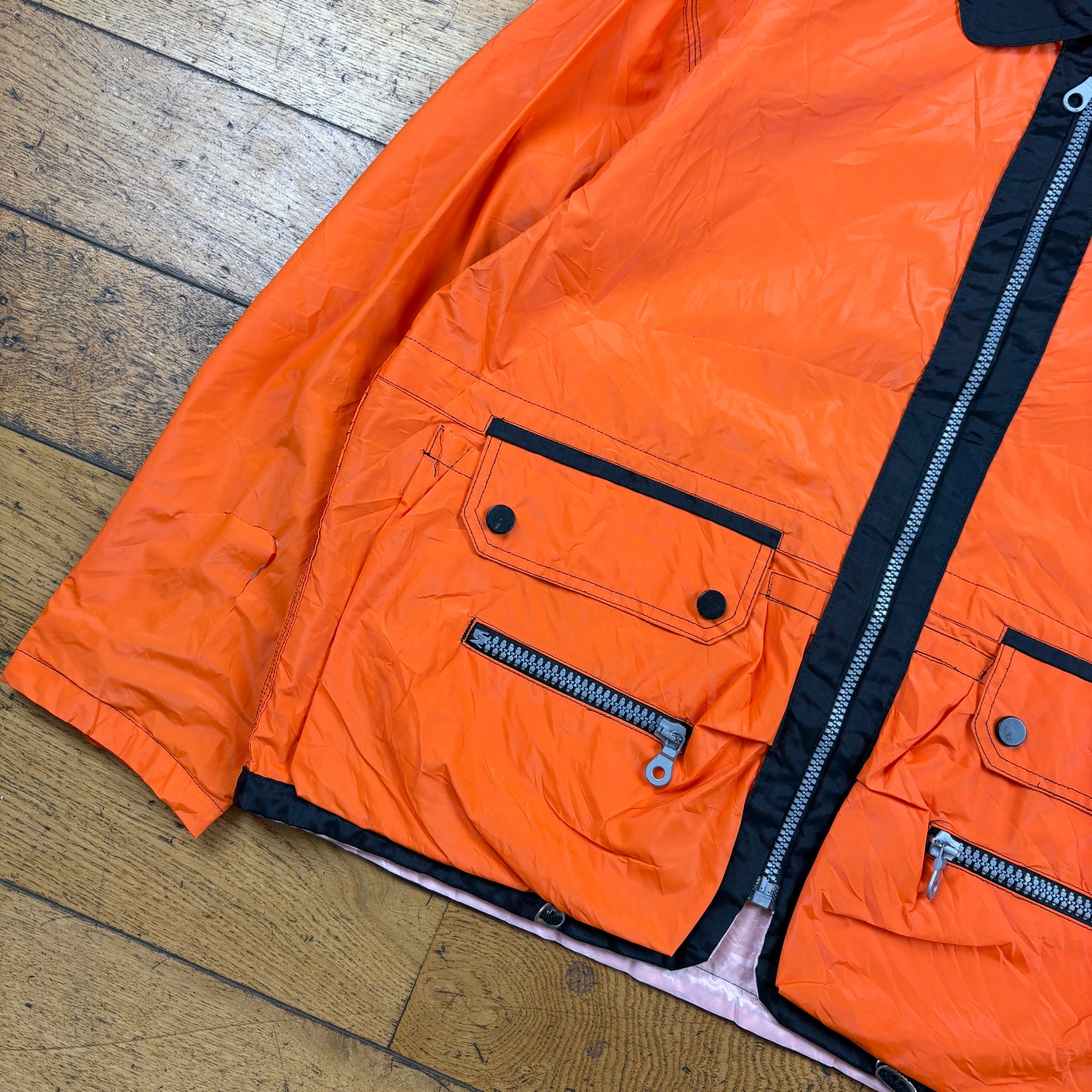 Vintage TXB Orange Wax Chore Jacket - XL