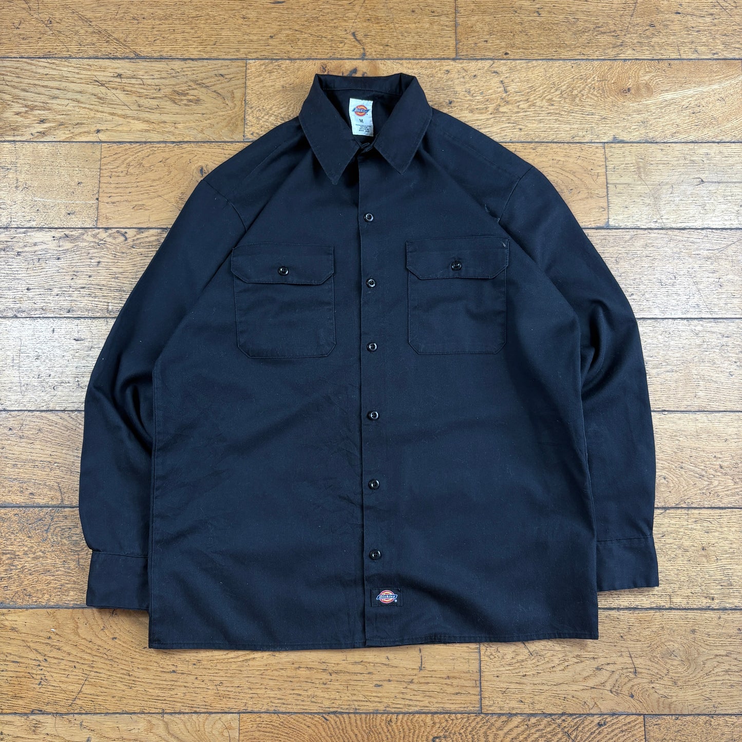Vintage Dickies Black Workwear Shirt - M
