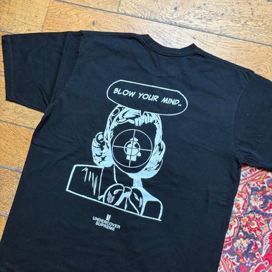 Vintage Supreme Public Enemy Black Graphic T-Shirt - M