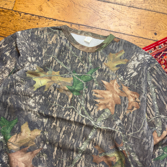 Vintage Realtree Camo Green Sweatshirt - 2XL