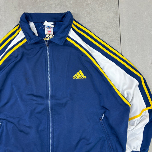 Vintage Adidas Navy Tracksuit Track Shell Windbreaker Jacket - L