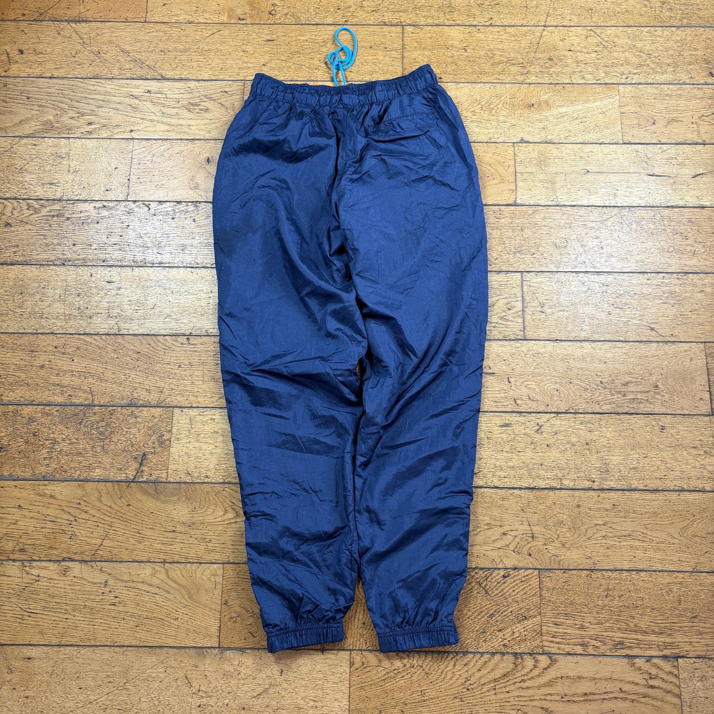 Vintage Champion Navy Baggy Tracksuit Sweatpants Track Pants Bottoms - M