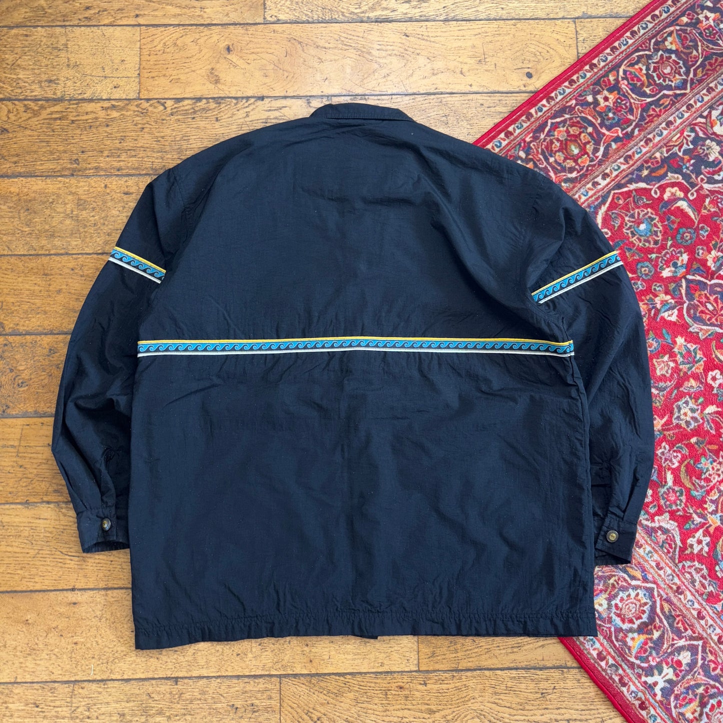 Vintage Billabong Black Surfwear Harrington Jacket - XL