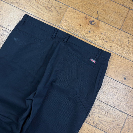 Vintage Dickies 874 Black Baggy Skate Trousers - 38