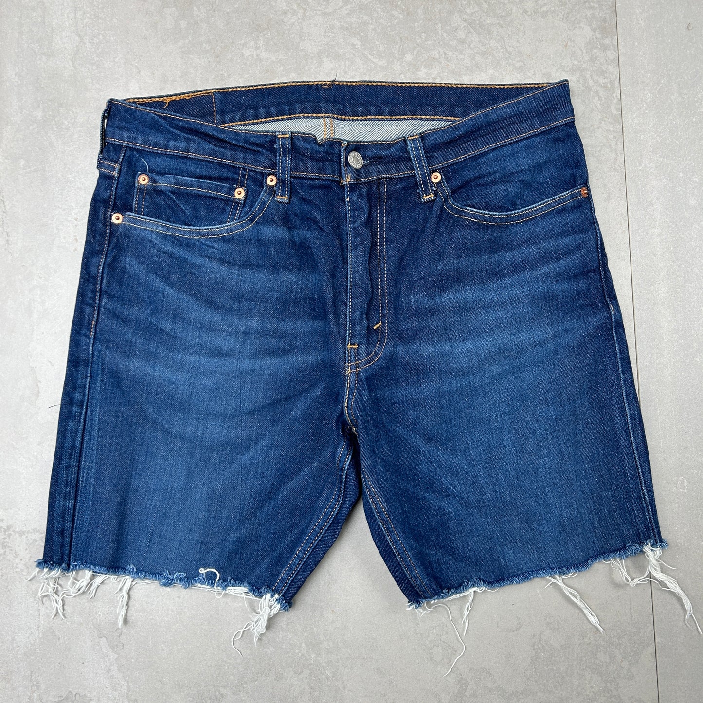 Vintage Levis 511 Denim Blue Shorts - 34