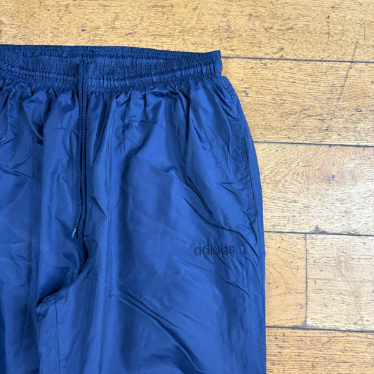 Vintage Adidas Navy Baggy Tracksuit Sweatpants Track Pants Bottoms - M