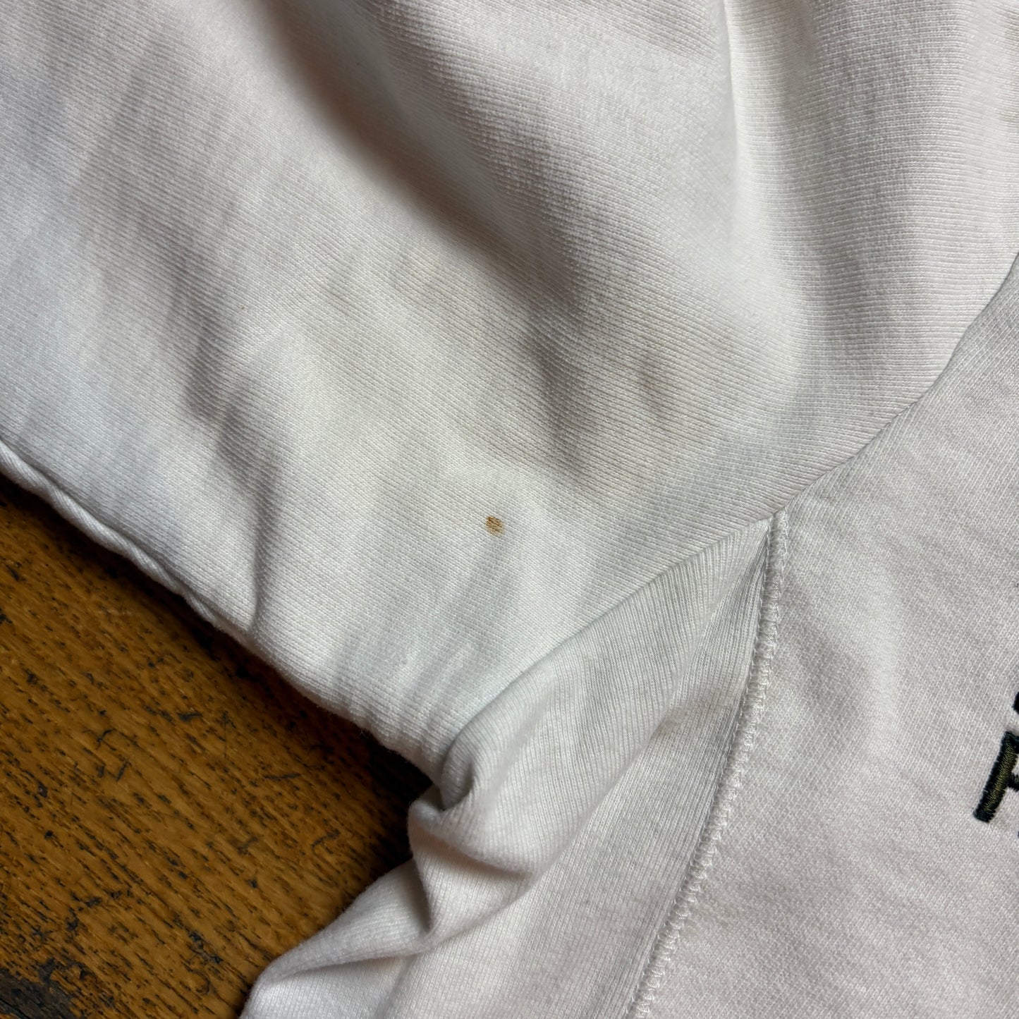 Vintage Blauer White Embroidered Zip Sweatshirt - M