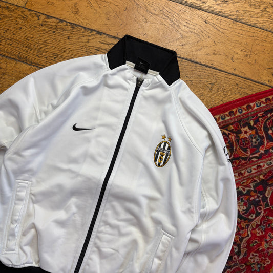 Vintage Nike White Juventus Tracksuit Track Jacket - XS