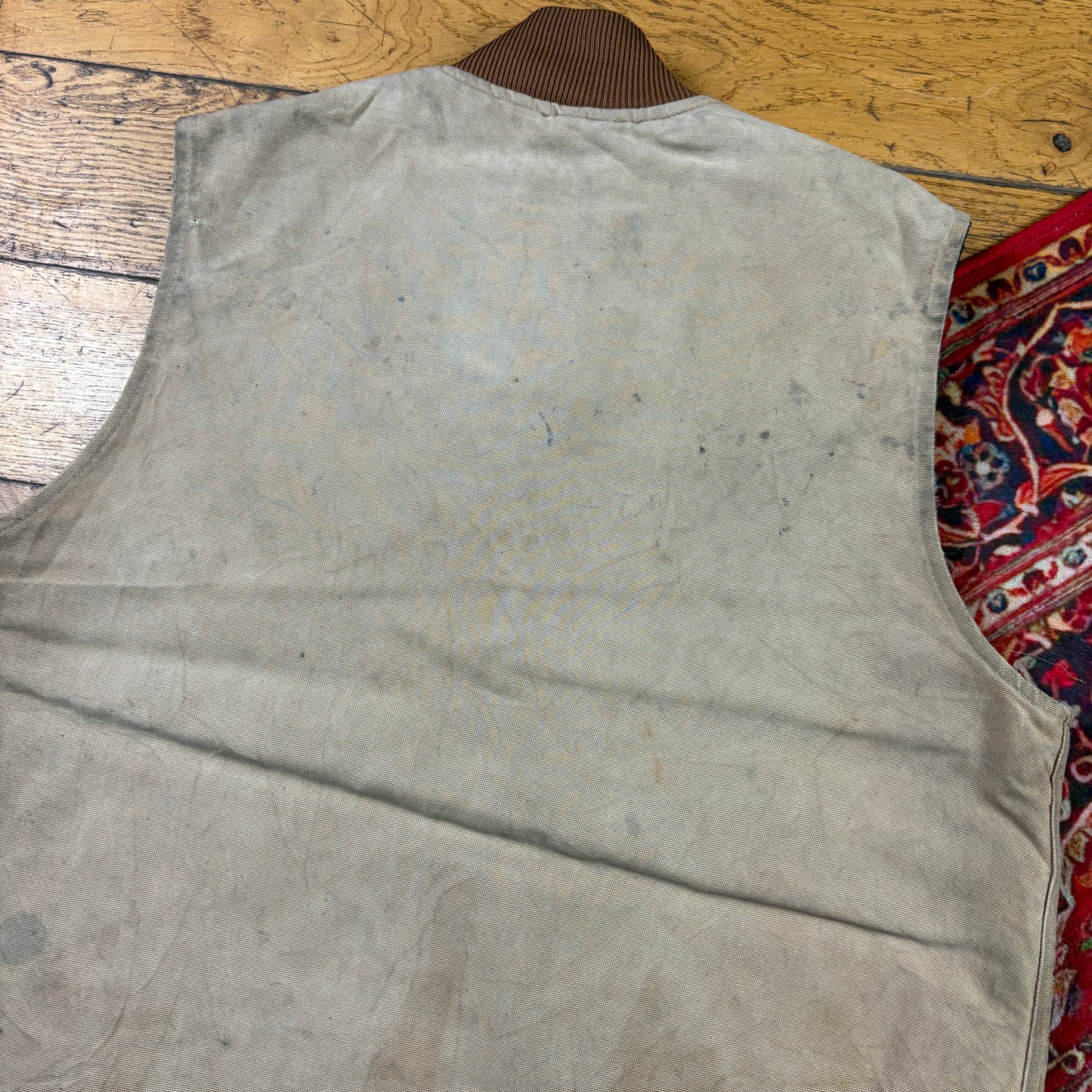 Vintage Carhartt Brown Gilet Vest Workwear Jacket - L