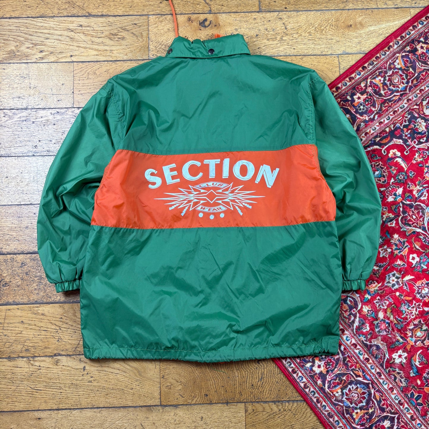 Vintage Club Wear Green Parka Jacket - L