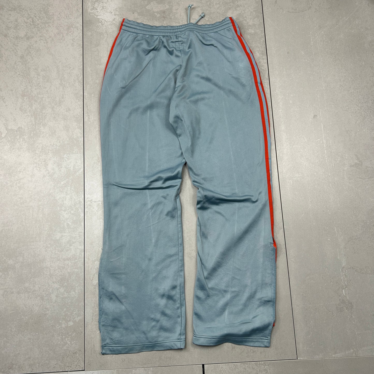 Vintage Adidas Grey Baggy Tracksuit Sweatpants Track Pants Bottoms - S