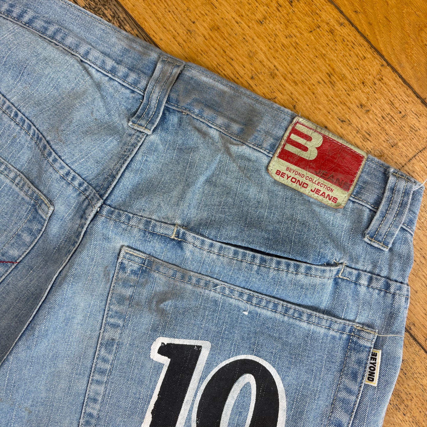 Vintage Beyond Hip Hop Blue Baggy Shorts Jorts - 34