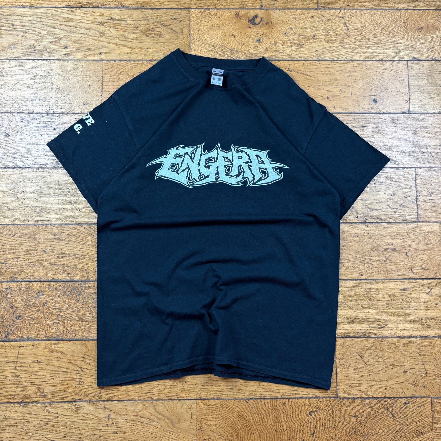 Vintage Black Band Graphic T-Shirt - S