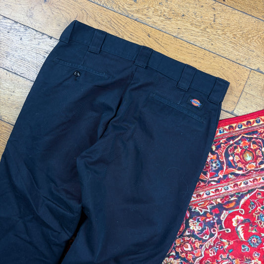 Vintage Dickies 874 Black Skate Trousers - 34