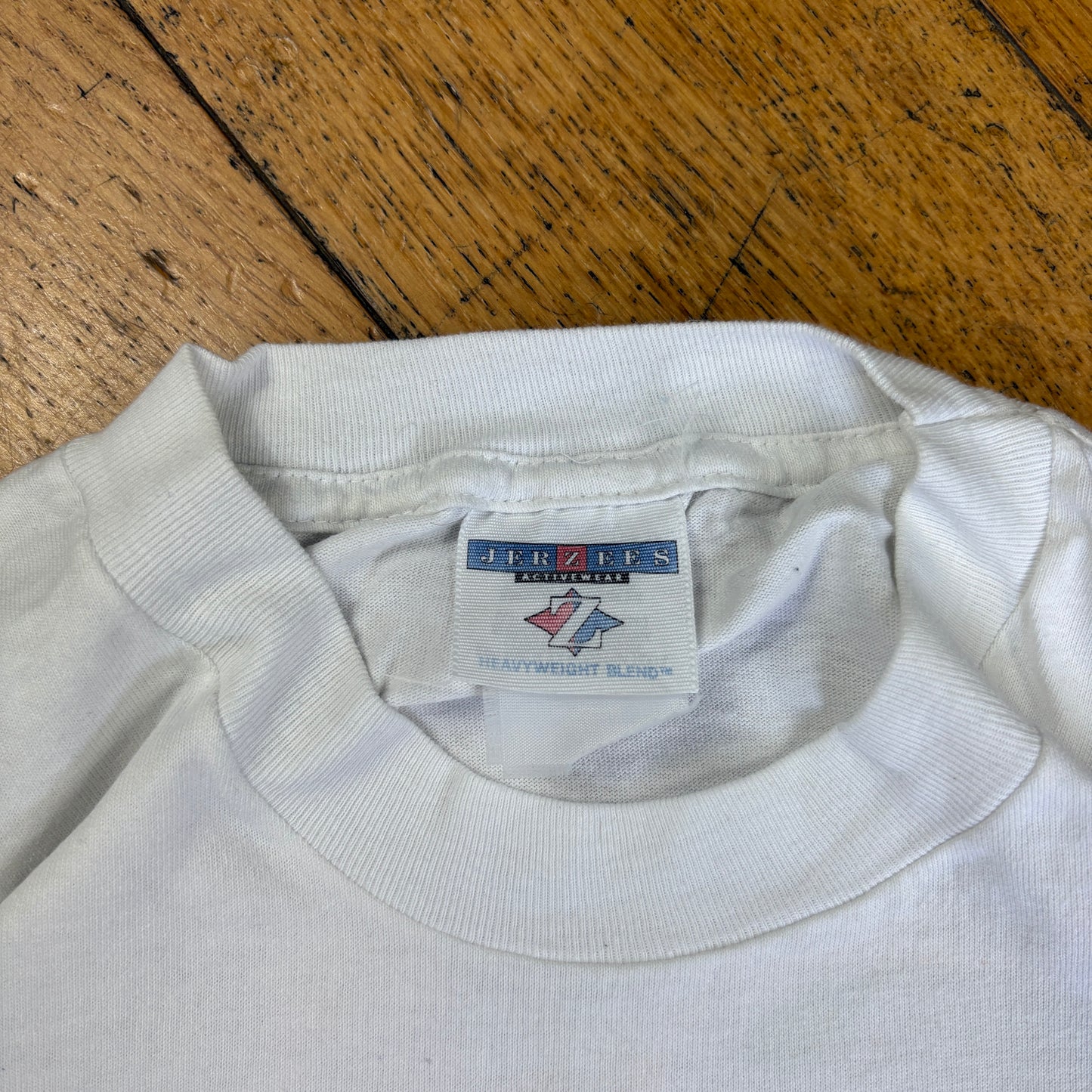 Vintage 90s Popeye Car White Single Stitch Graphic T-Shirt - L