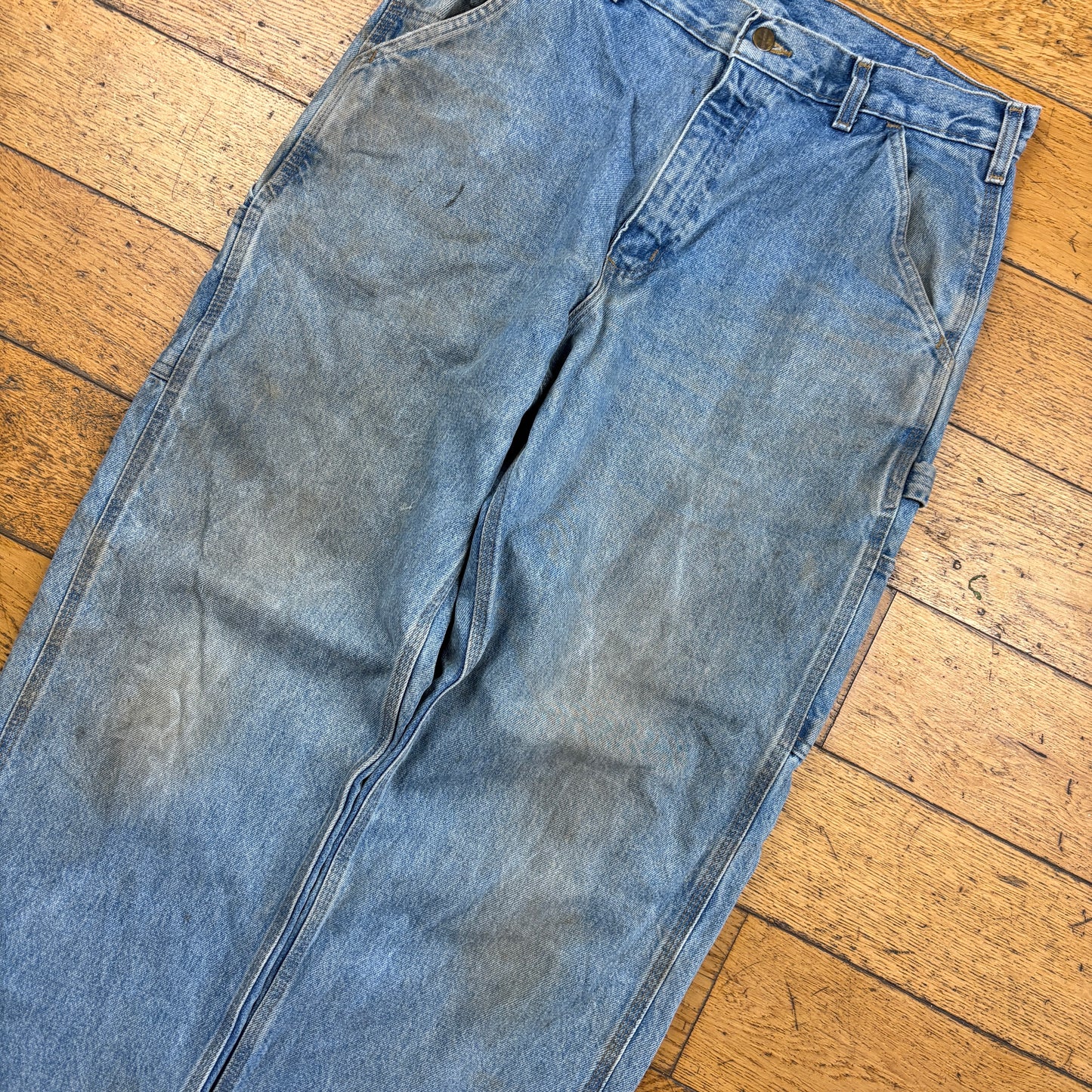 Carhartt Blue Workwear Carpenter Baggy Jeans - 34
