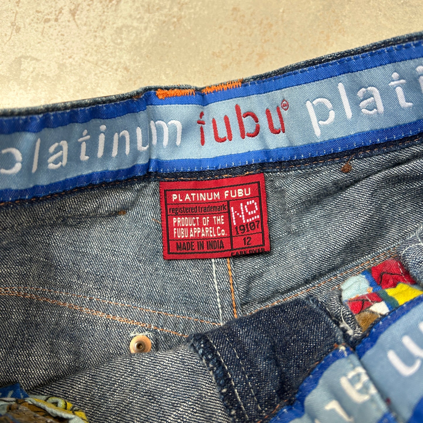 Vintage Fubu Embroidered Hip Hop Baggy Shorts Jorts - 26