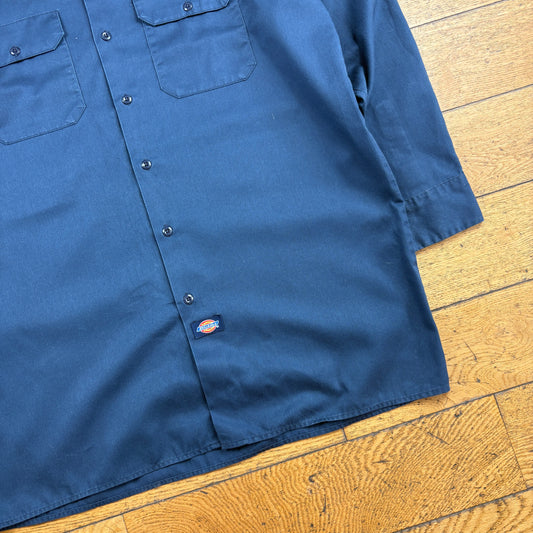 Vintage Dickies Navy Workwear Shirt - L