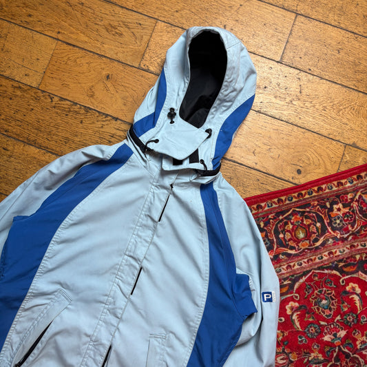 Vintage Quiksilver Roxy Blue Ski Surfwear Technical Jacket - Size 10