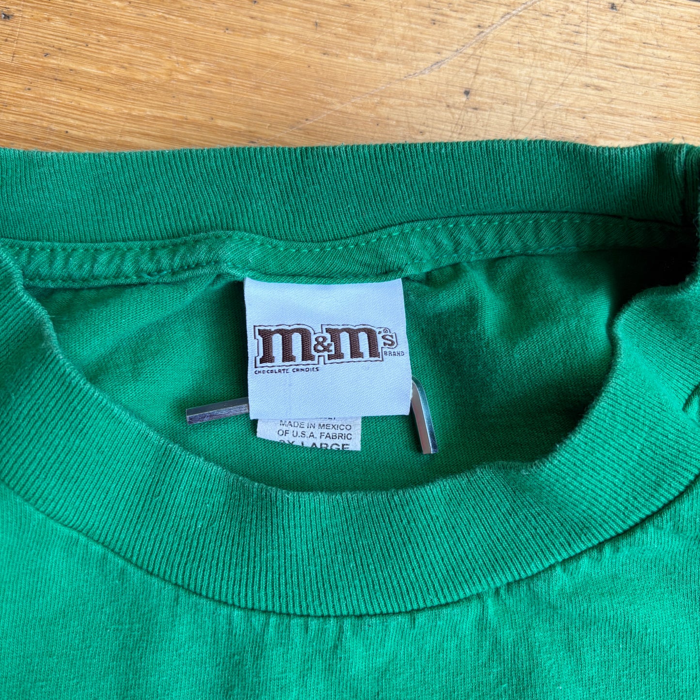 Vintage M&Ms Green Graphic T-Shirt - 2XL
