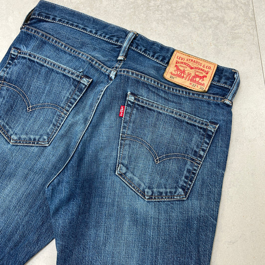 Vintage Levis 511 Slim Blue Denim Shorts - 32
