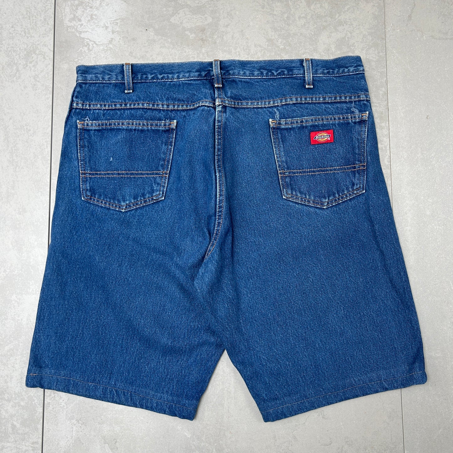 Vintage Dickies Workwear Carpenter Blue Baggy Shorts - 40