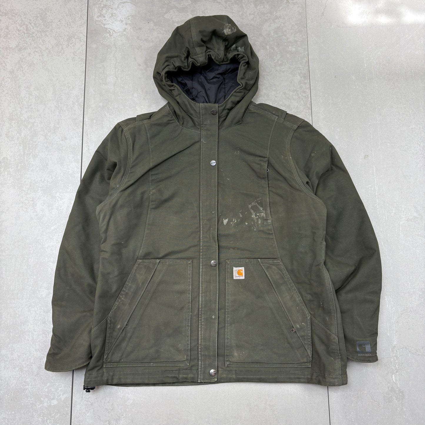 Vintage Carhartt Green Active Workwear Jacket - M