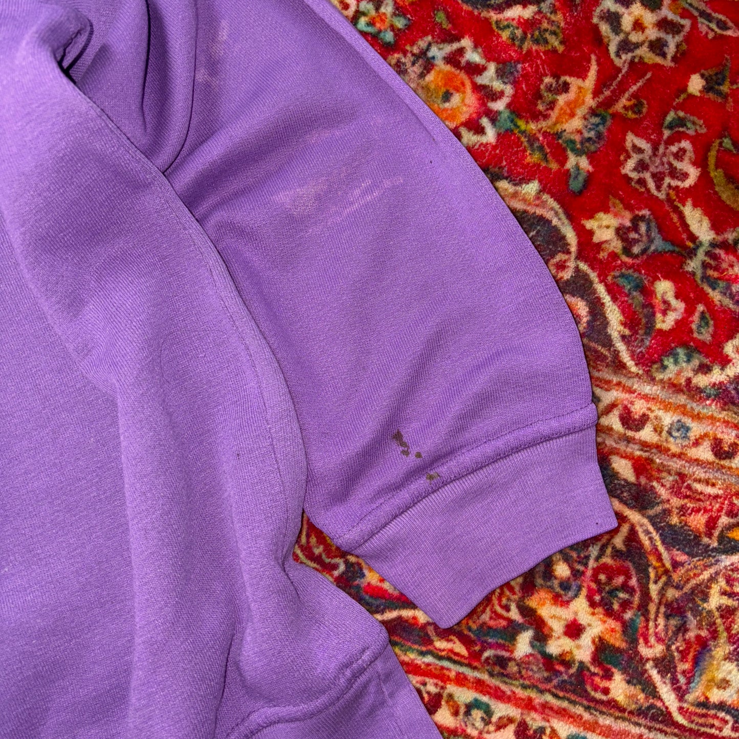 Vintage 90s Purple King Spades Graphic Sweatshirt - XL