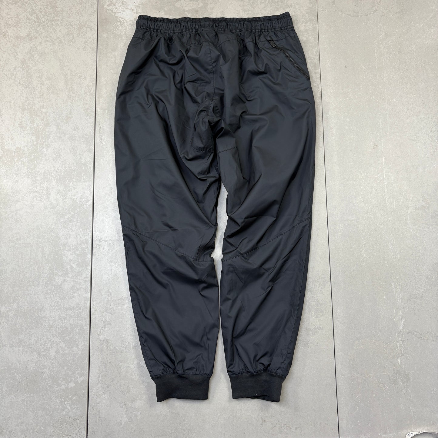 Vintage Nike Black Baggy Tracksuit Sweatpants Track Pants Bottoms - XL