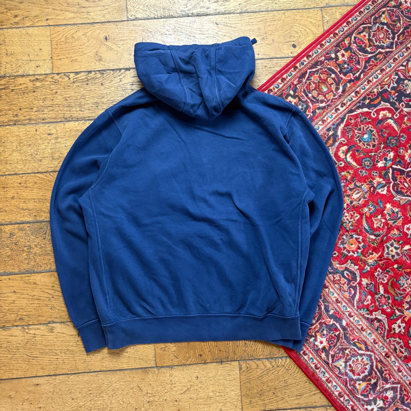 Vintage Nike Navy Hoodie Sweatshirt - M
