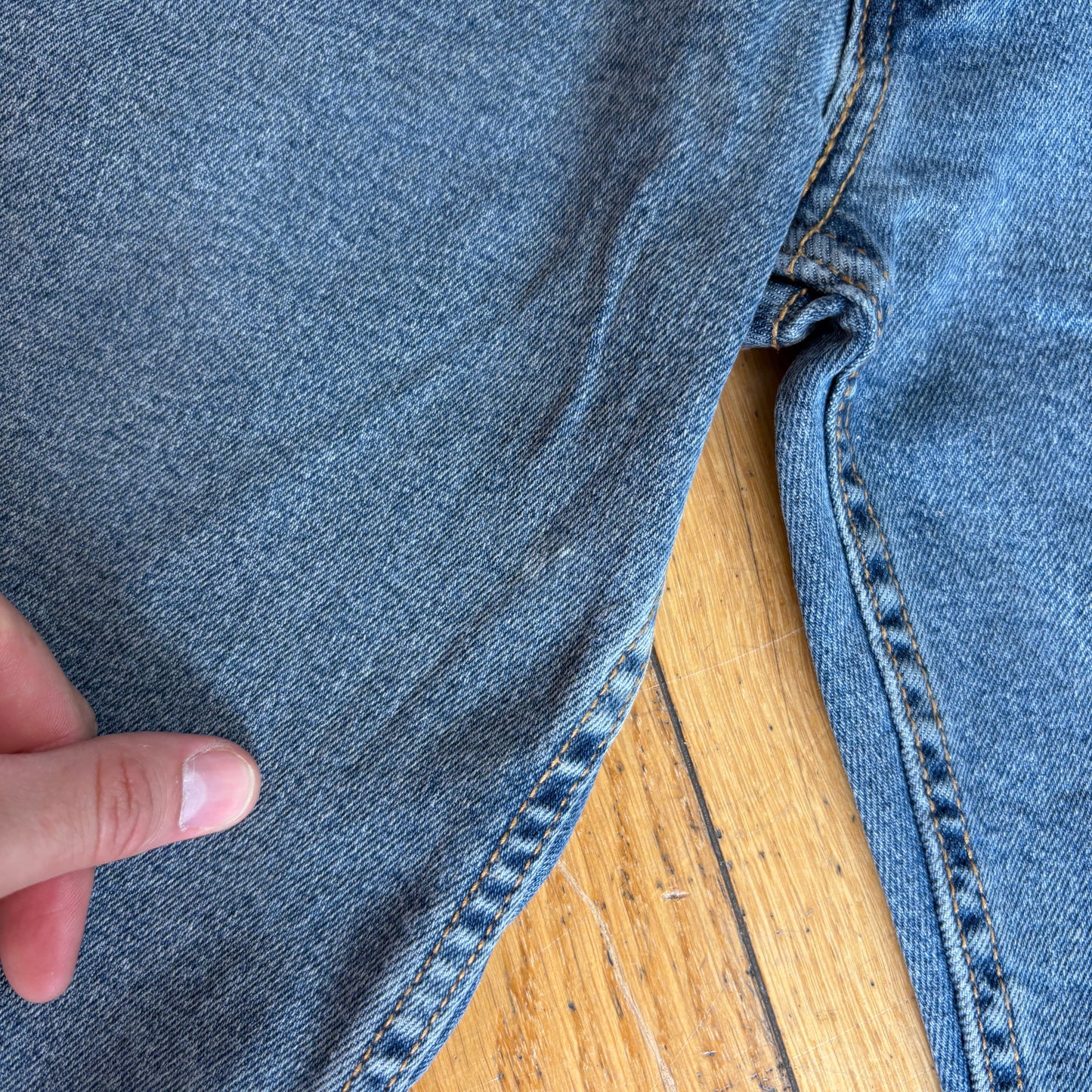 Vintage Levis 511 Slim Blue Denim Shorts - 30