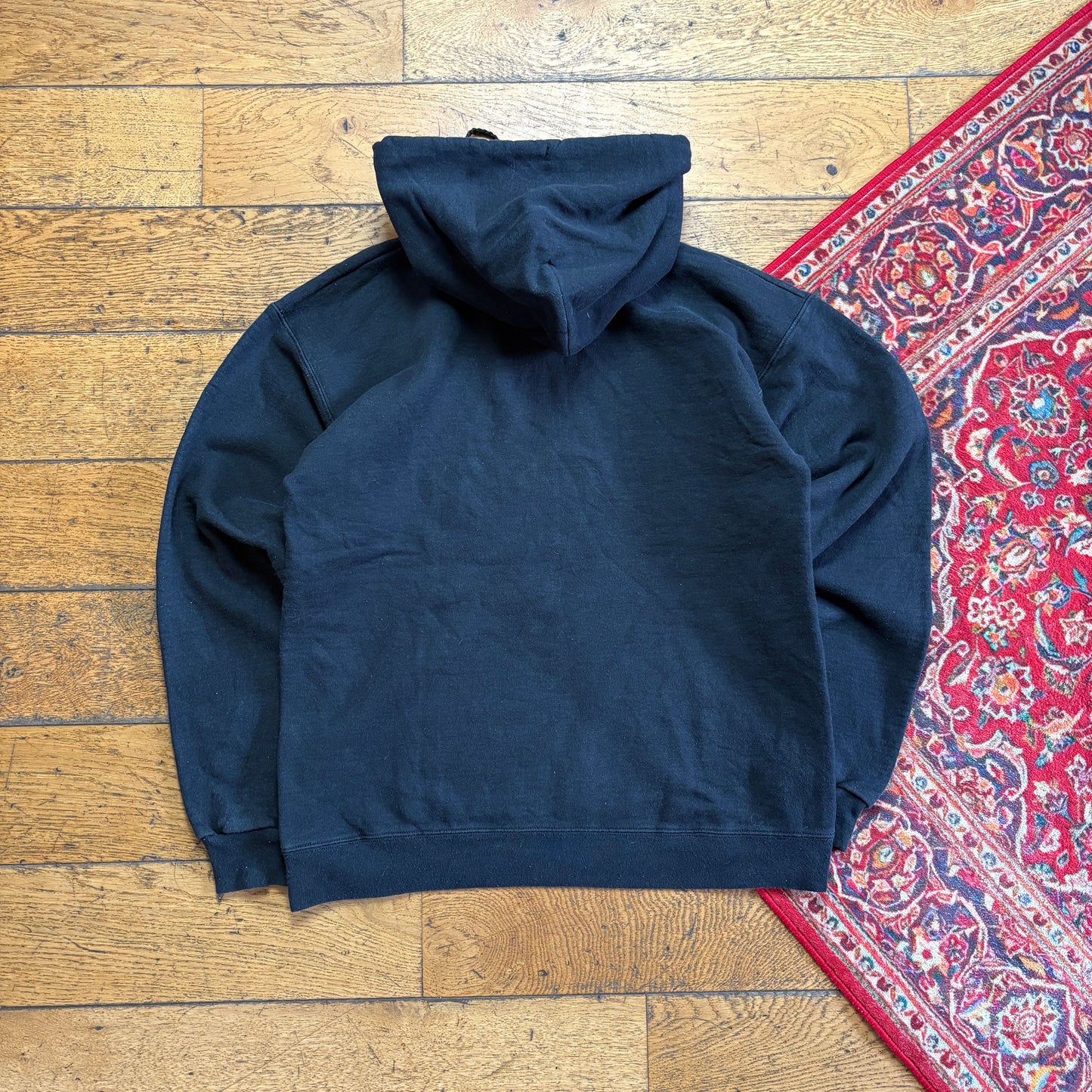 Vintage Thrasher Black Skate Hoodie Sweatshirt - XS