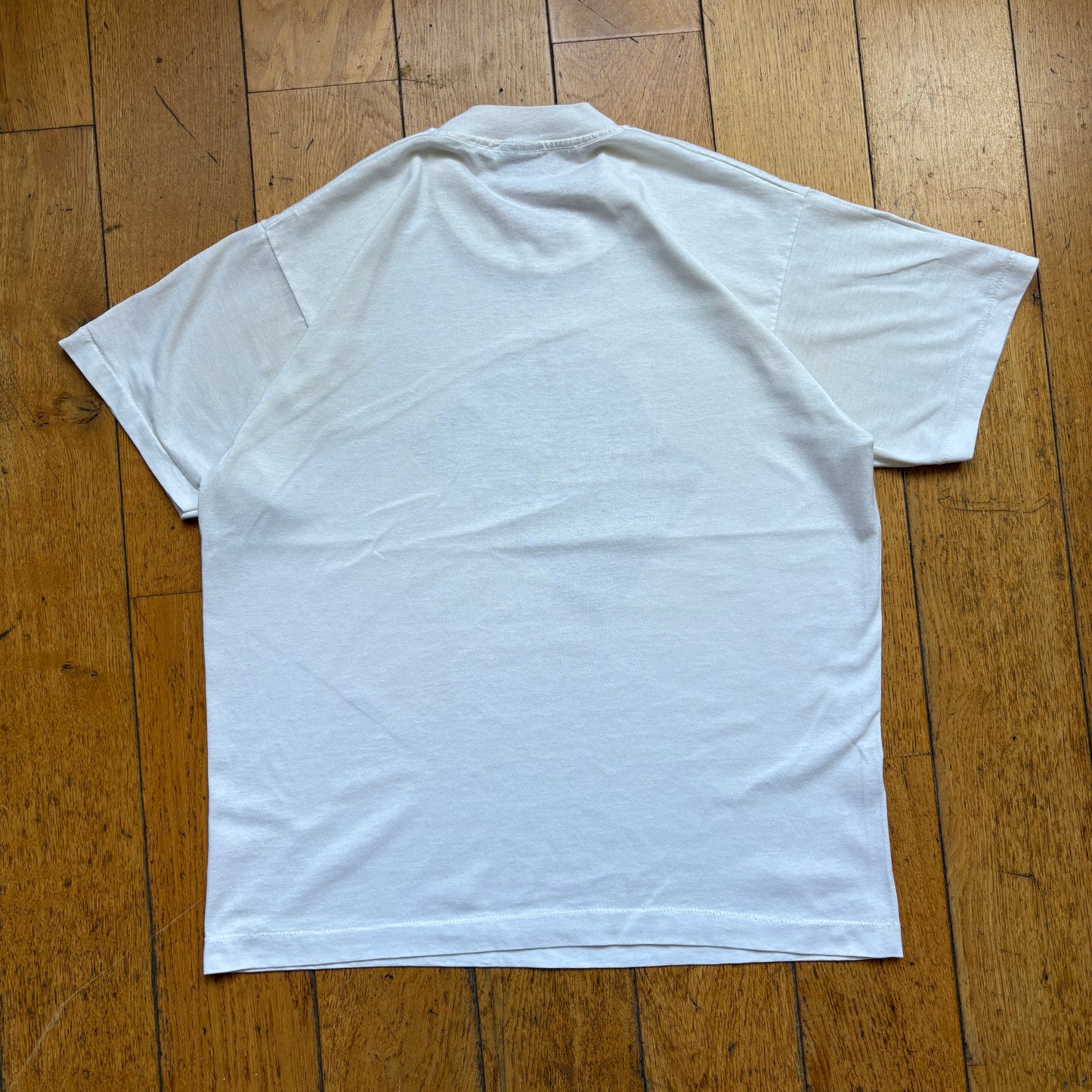 Vintage 1994 Cycling Single Stitch Graphic White T-Shirt - M