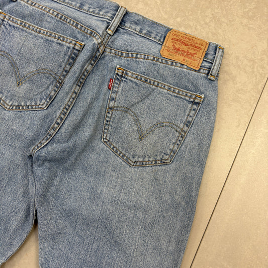Vintage Levis 505 Blue Denim Shorts - 32
