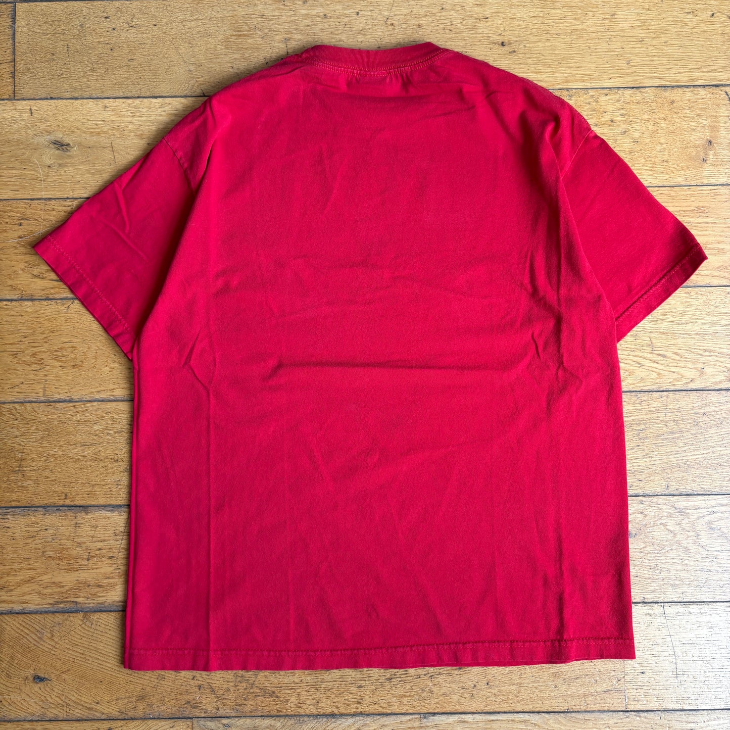 Vintage 90s M&Ms Christmas Single Stitch Red Graphic T-Shirt - L