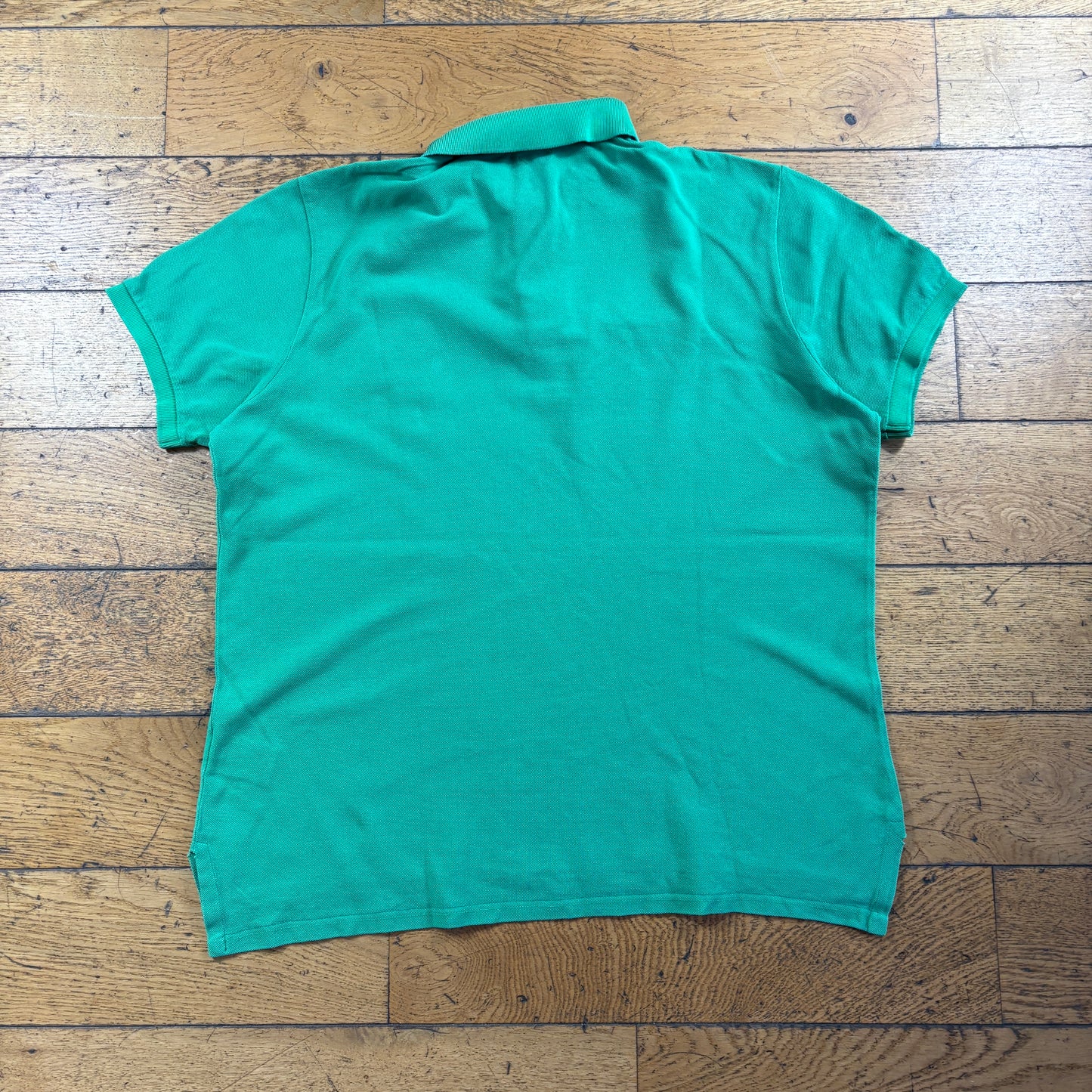 Vintage Ralph Lauren Big Pony Embroidered Green Polo T-Shirt - L
