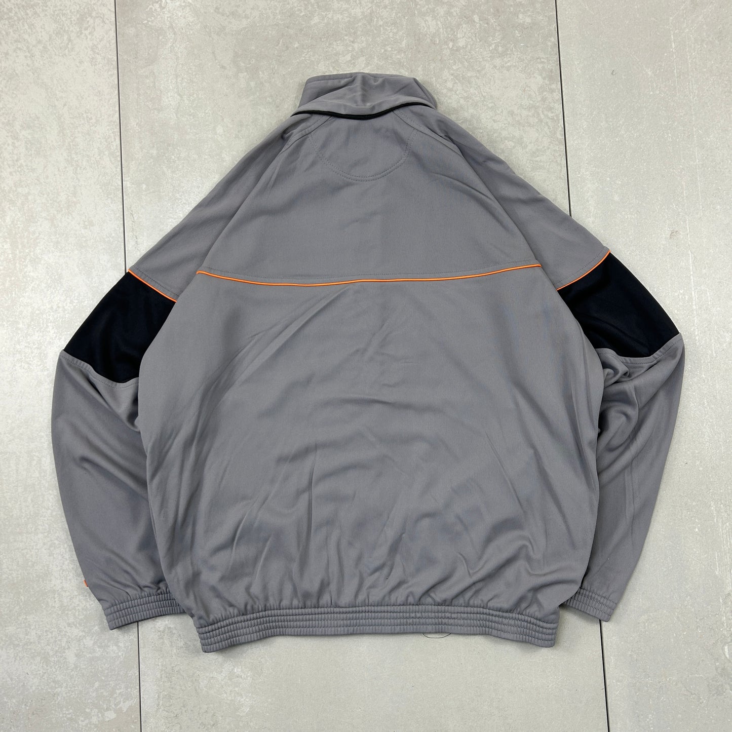 Vintage 00s Champion Grey Tracksuit Track Shell Windbreaker Jacket - XL