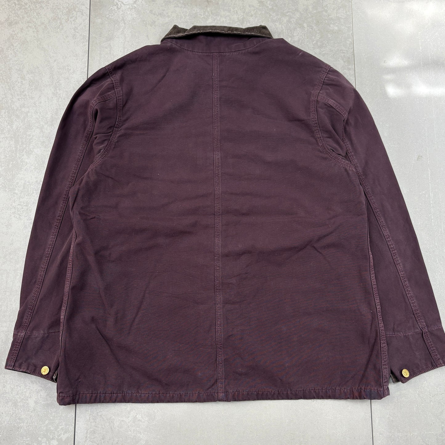 Vintage Carhartt Chore Michigan Purple Womens Workwear Jacket - XXL
