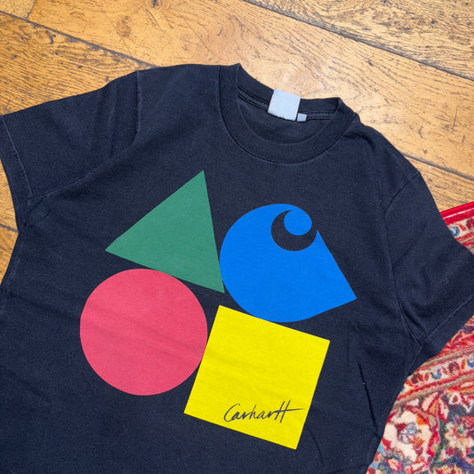 Vintage Carhartt Black Graphic T-Shirt - XS