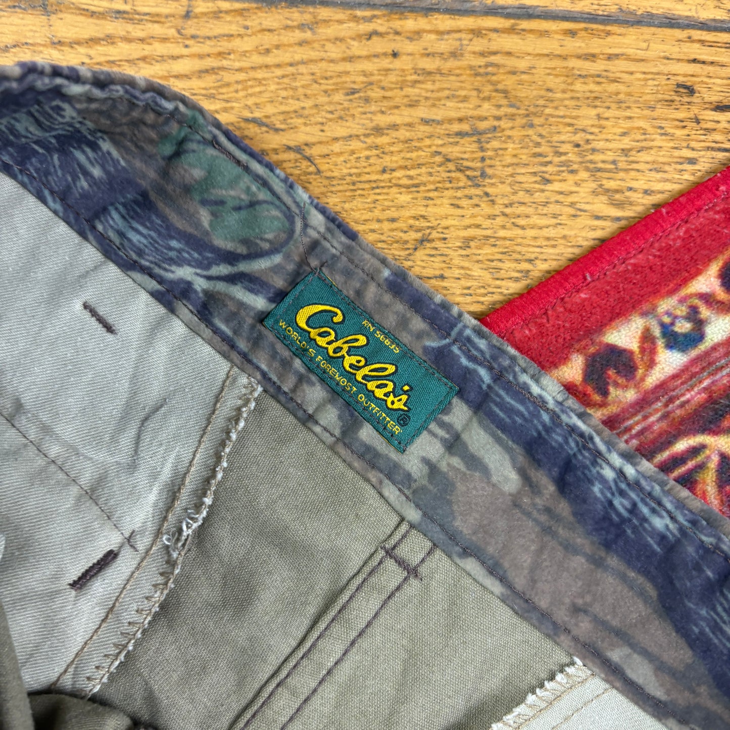 Vintage Real Tree Camo Green Hunting Workwear Trousers - 30