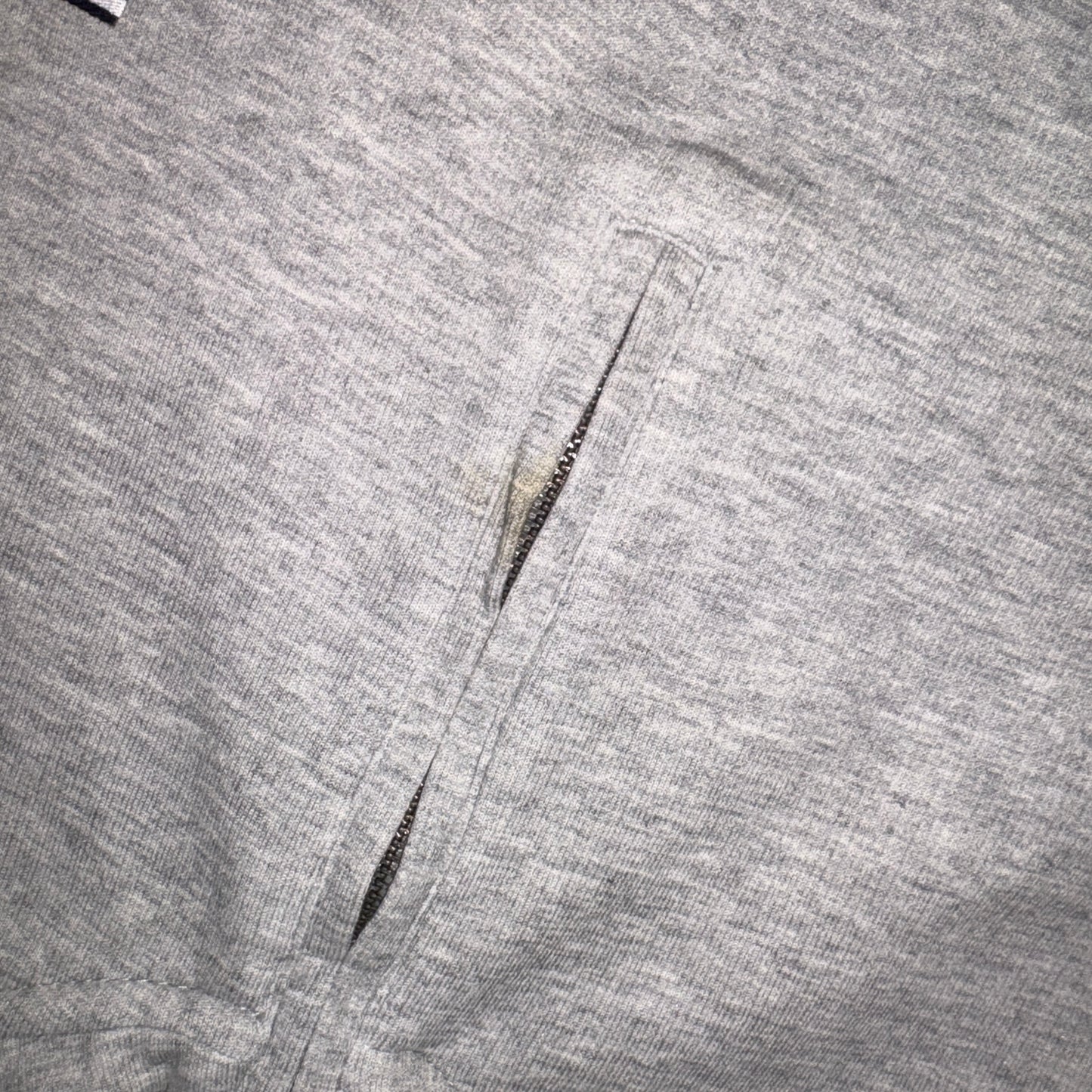 Vintage Tommy Hilfiger Grey Quarter Zip Embroidered Sweatshirt - XL