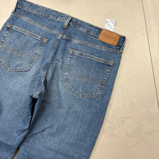 Vintage Levis Straight Blue Denim Jeans - 36
