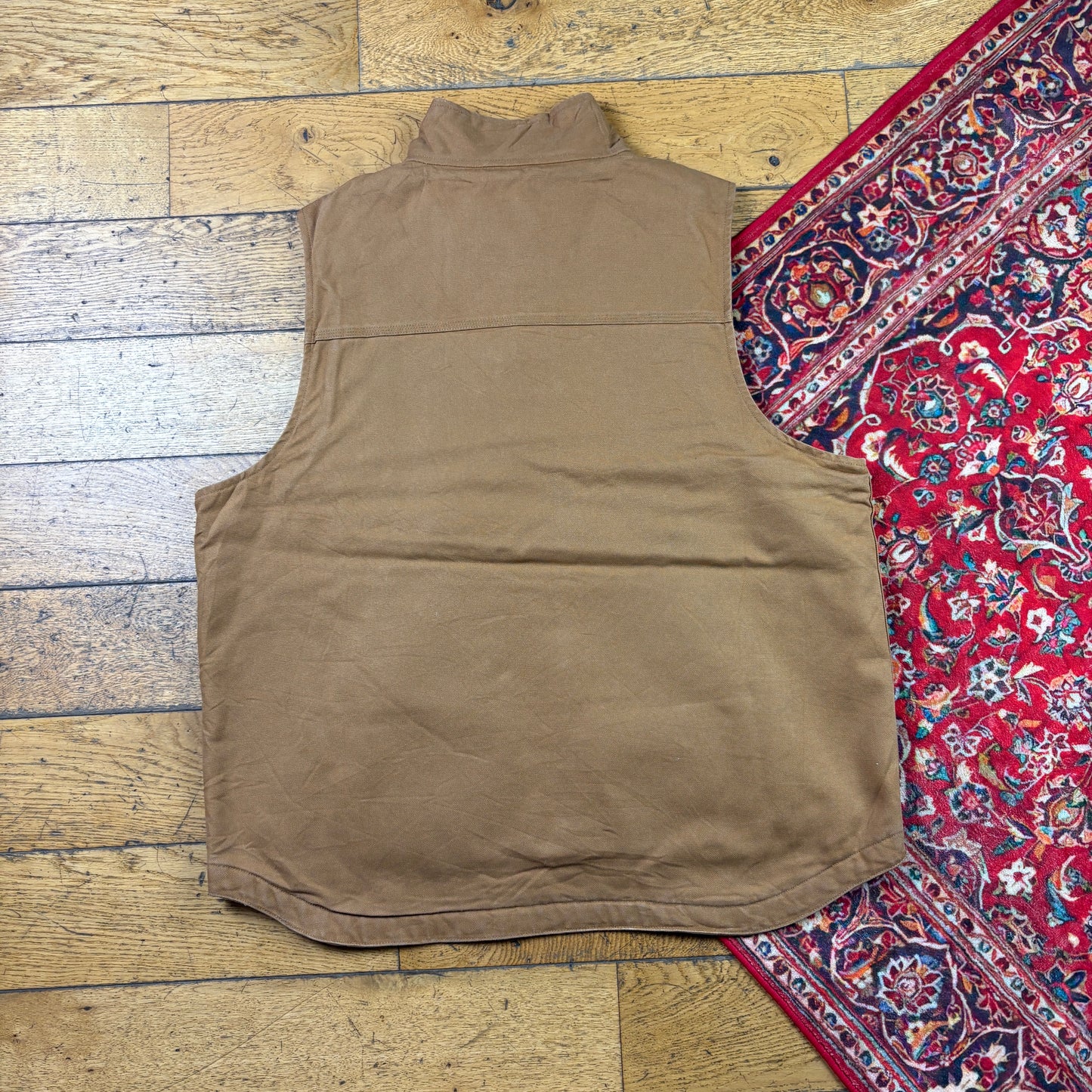 Vintage Carhartt Brown Gilet Vest Workwear Jacket - L