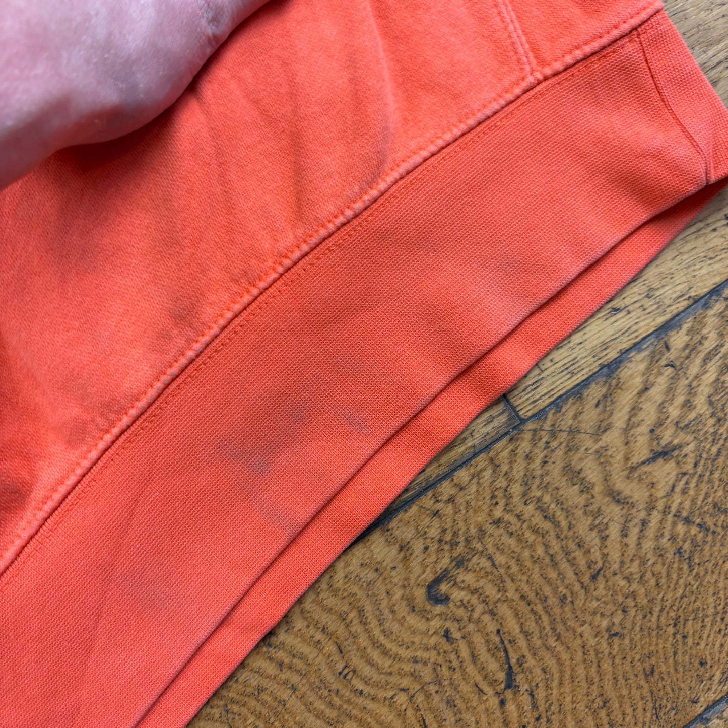 Vintage Nike Orange Hoodie Sweatshirt - XL