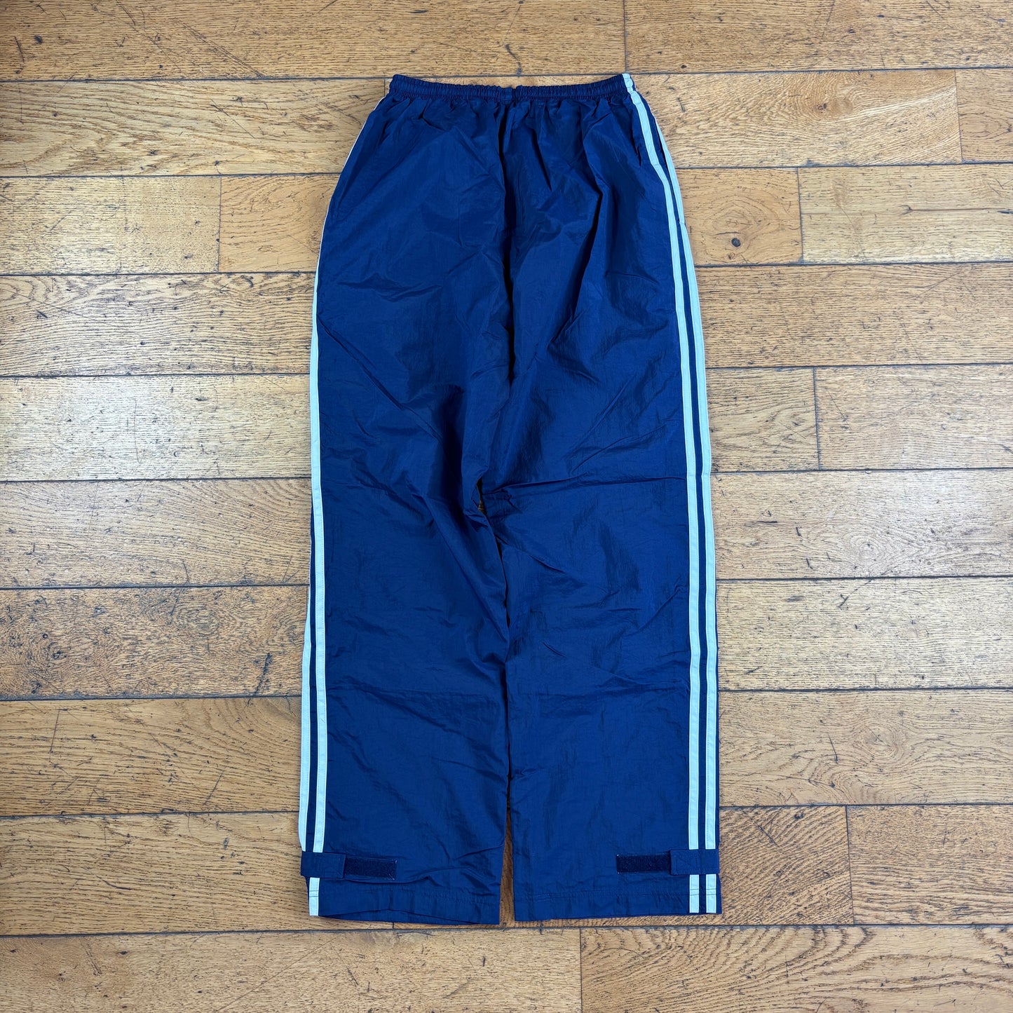 Vintage Adidas Navy Baggy Tracksuit Sweatpants Track Pants Bottoms - XS